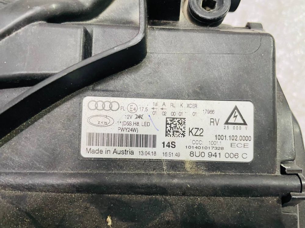 Фара фары оптика Audi Q3 8u рест bi xenon led оригинал бу trade in