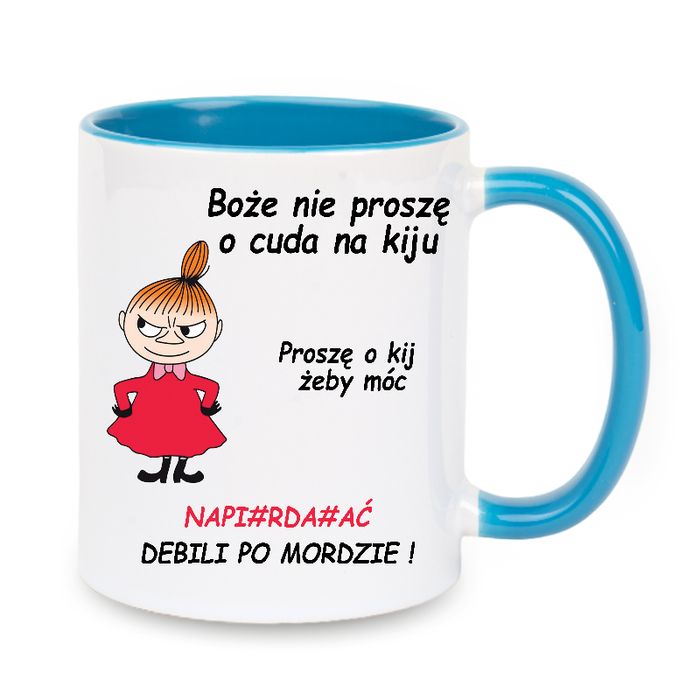 Kubek z nadrukiem Mała Mi, Muminki, Śmieszne, BCJN-MI-058