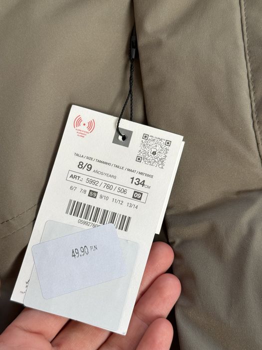 Zara зимова куртка 134, zara зимняя куртка 134