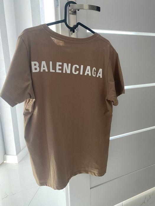 Balenciaga T-shirt koszulka nadruk z tyłu