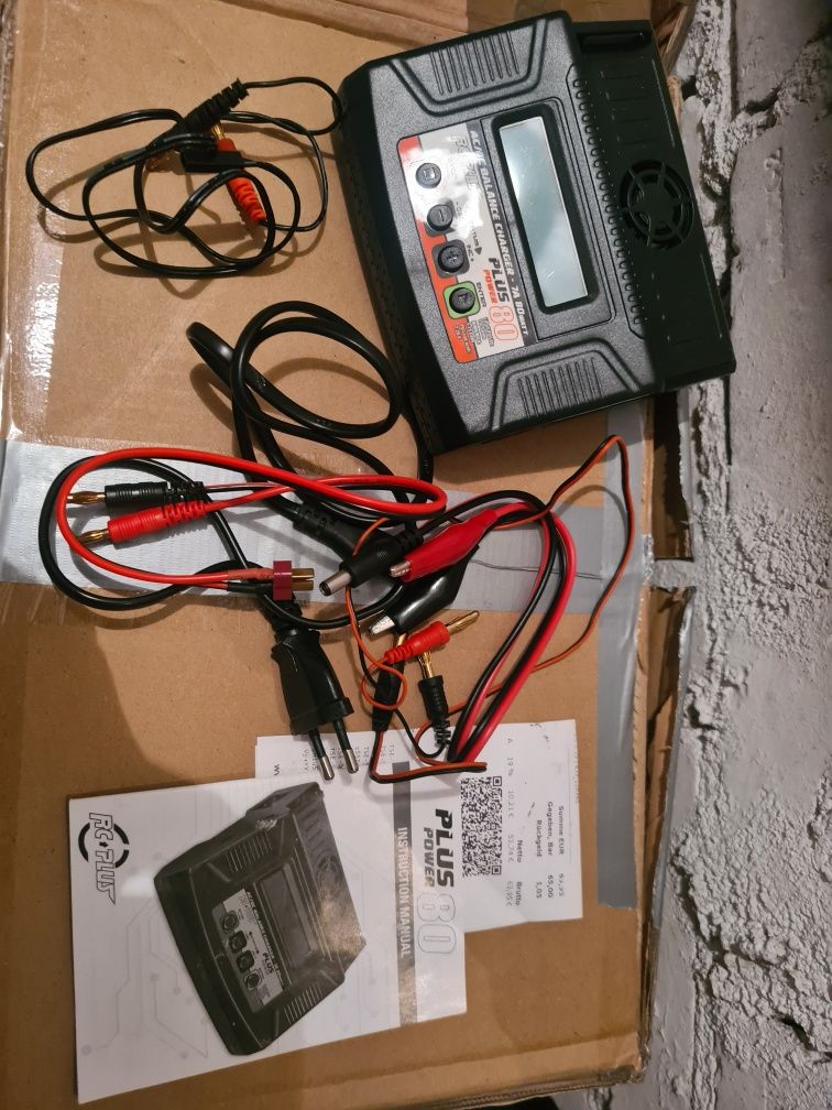 RC Części Ładowarka Lipo Akku RC Plus Power 80 Petrol Harm FG Carson