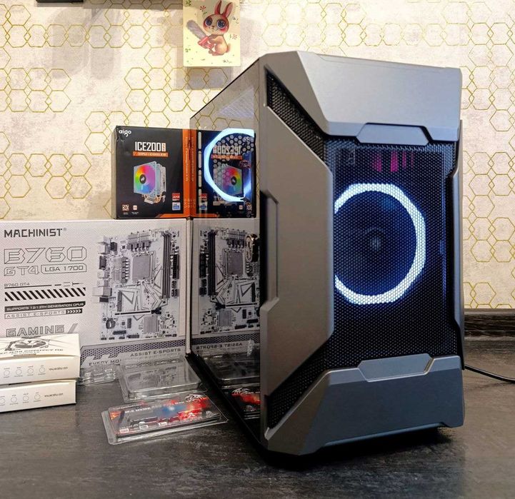 Ігровий ПК i3 12100F GTX 1660 Ti 6GB 16 DDR4 4/8 Ядер LGA1700 B760