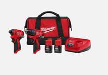 Zestaw Milwaukee M12 Wkrętarka + zakrętarka 2x bateria NOWE