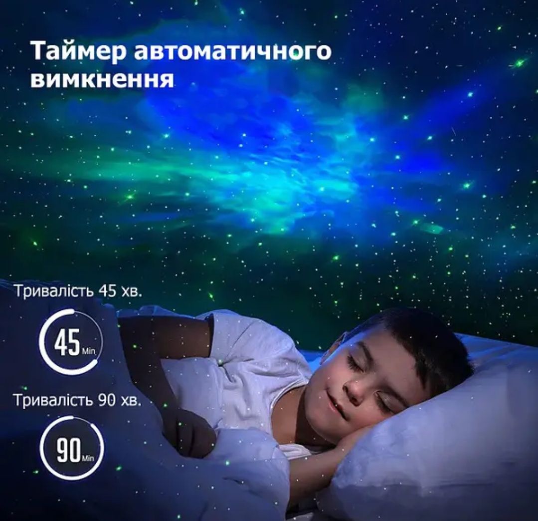 Ночник проектор звездного неба Космонавт - лазерный светильник проекто