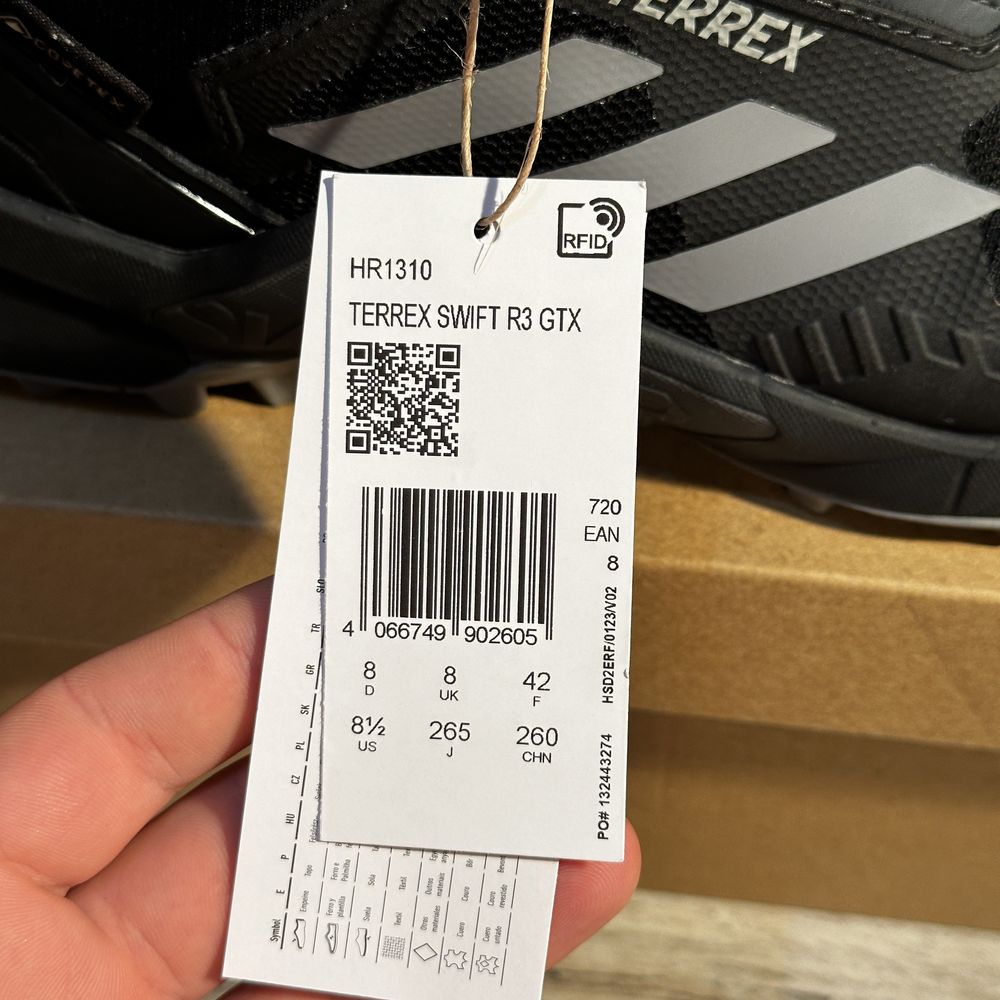 Мужские кроссовки Adidas Terrex Swift R3 GTX Gore Tex