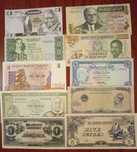 Sprzedam banknoty z różnych krajów