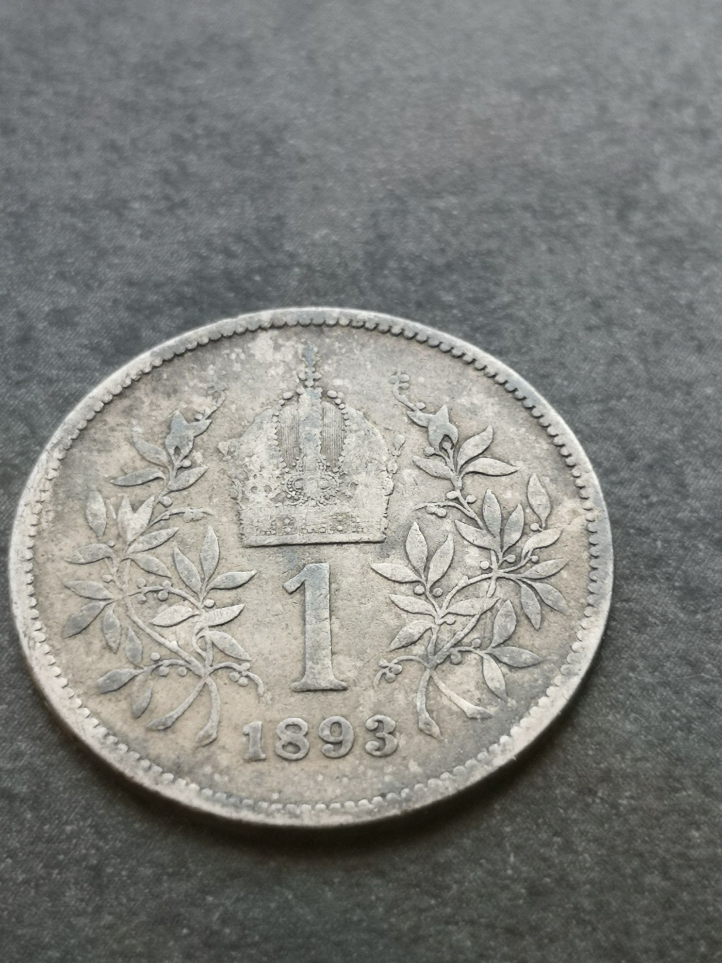 1 korona 1893r. Austria srebro Franciszek Józef I