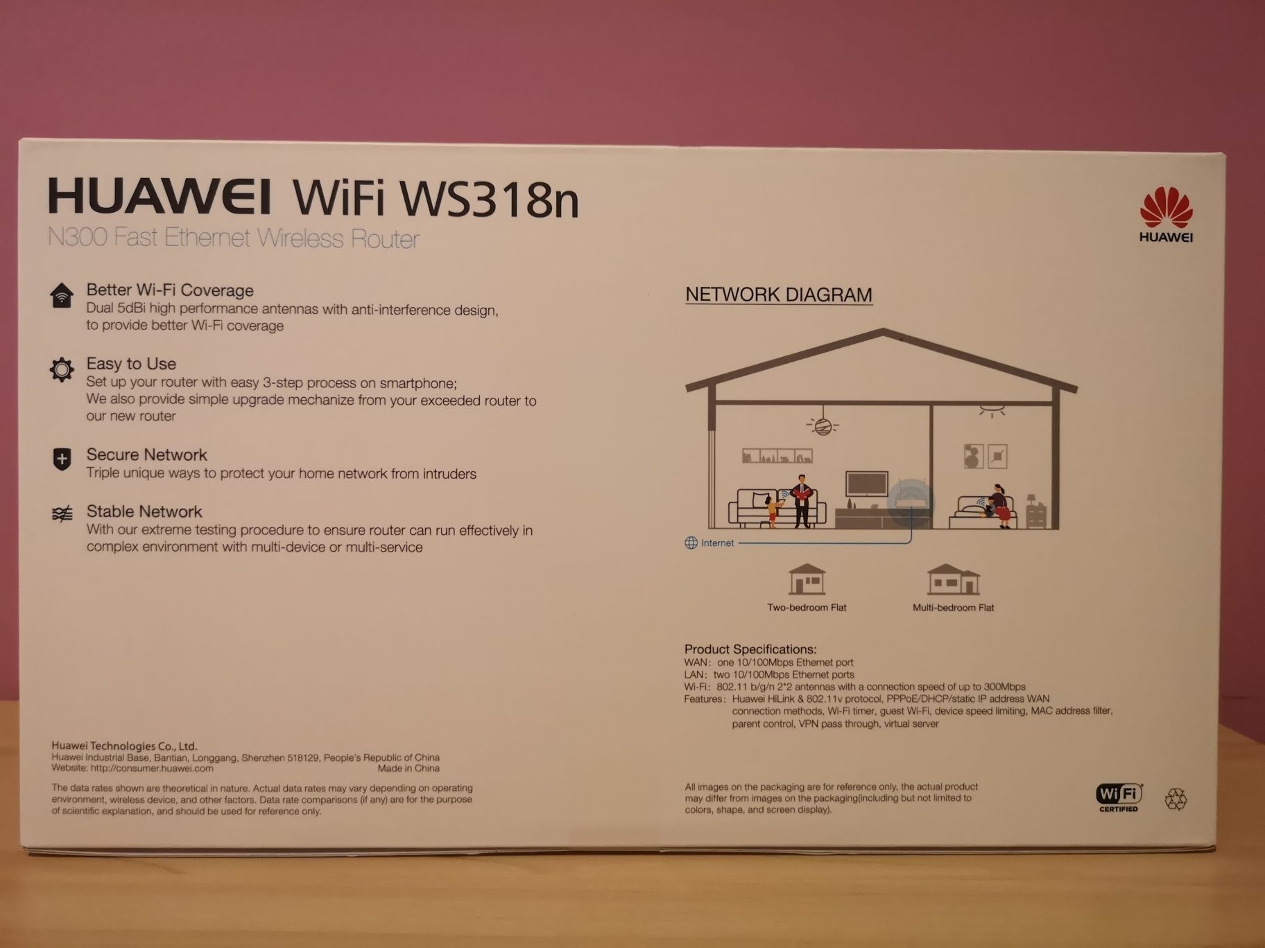 Nowy, zaplombowanyRouter Wi-Fi HUAWEI WS318n Rzeszów