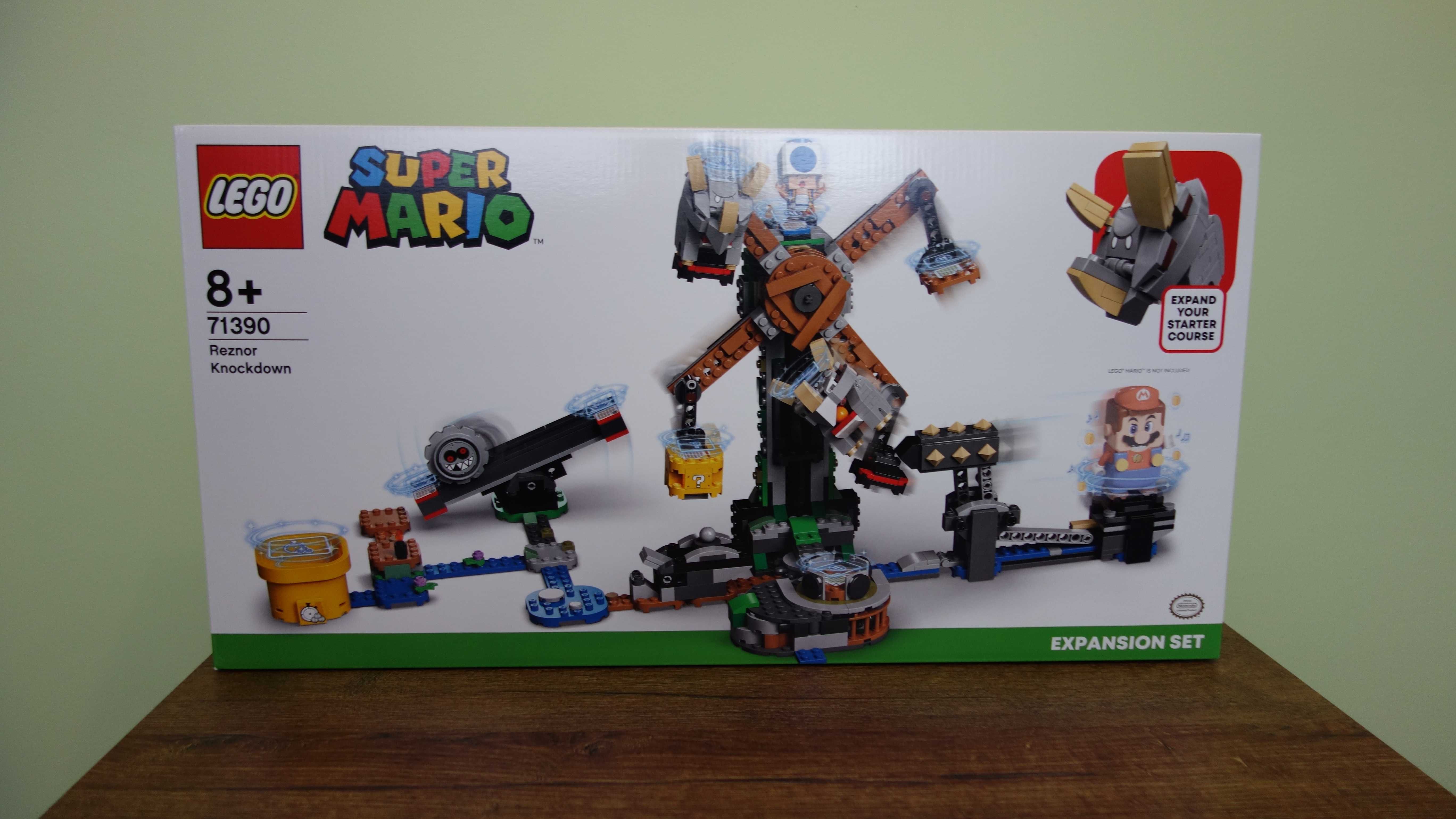 Nowe LEGO Super Mario Bros 71390 walka z reznorami