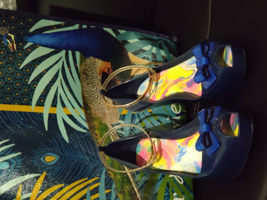 Sandália Cunha Azul (n°39)