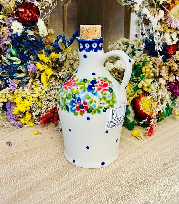 Ceramika Bolesławiec. Butelka 300 ml (2777)