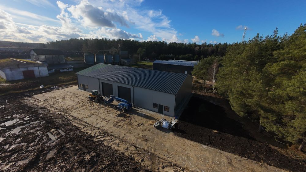 Nowa hala magazynowo-produkcyjna około 550m2, Olsztyn