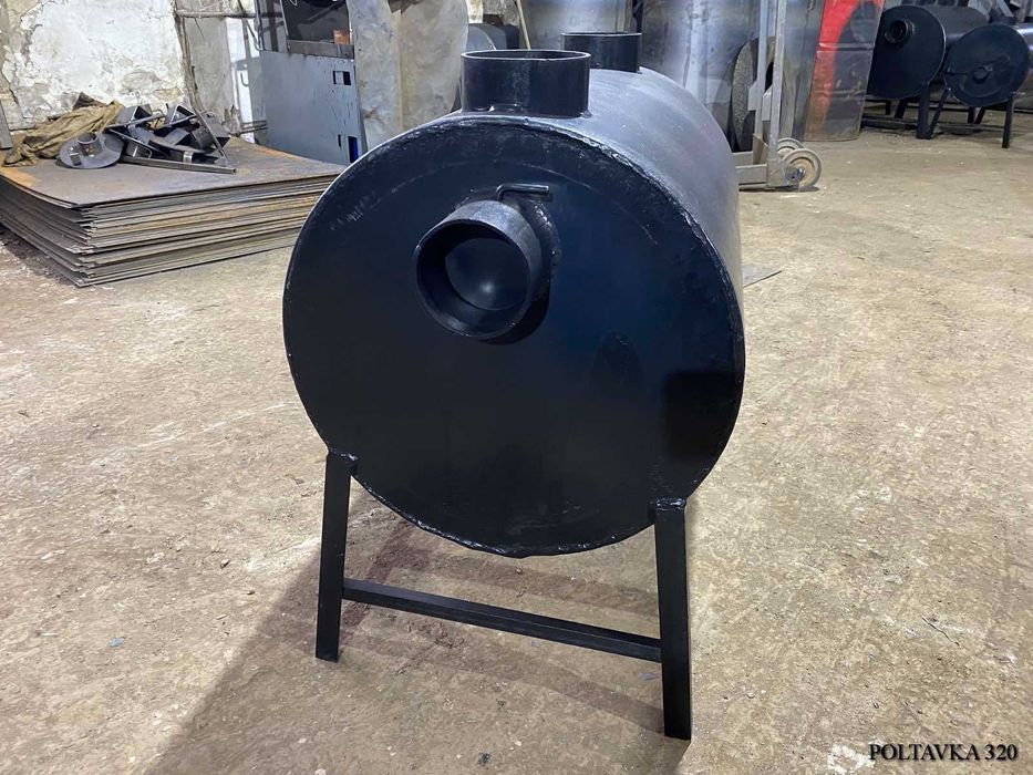320м3! 5мм! ЭФФЕКТИВНЕЕ БУЛЕРЬЯНА на 30%! Обдув! Печь Буржуйка!