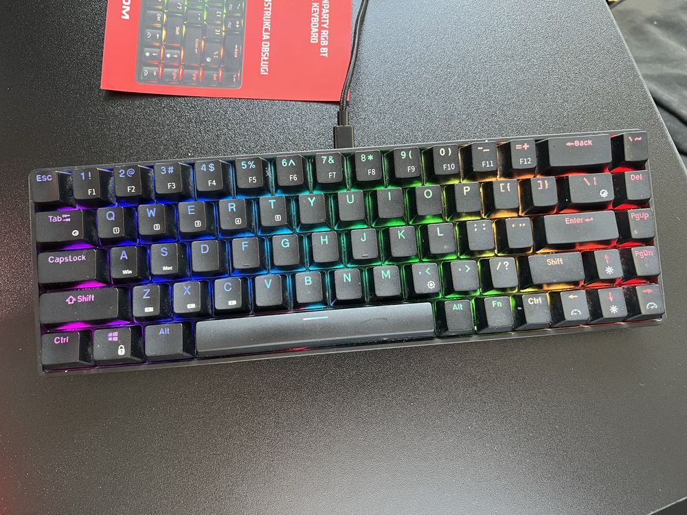 Klawiatura MODECOM Lanparty RGB BT