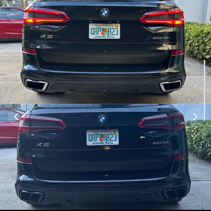 Насадки выхлоп BMW X5 G05, X6 G06, X7 G07