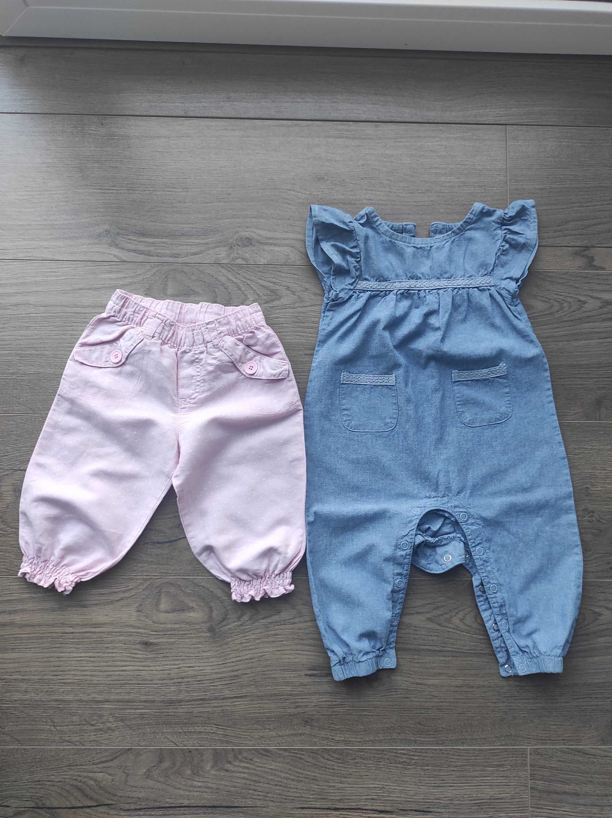 Kombinezon + spodnie cienkie H&M, r.74