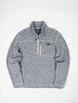 The North Face szary gruby polar bluza XL logo