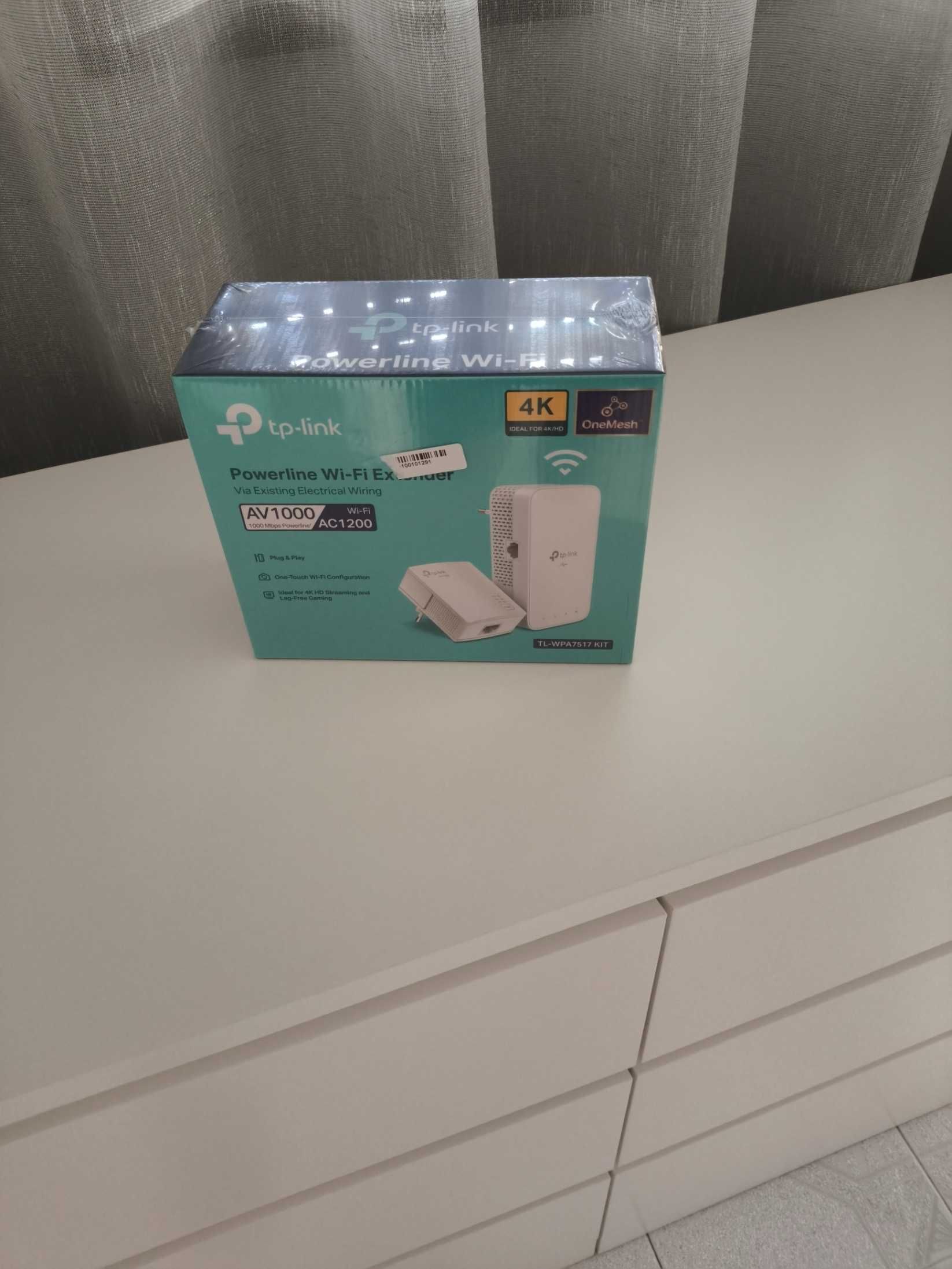 Kit Adaptador Powerline TP-Link TL-WPA7517 KIT AV1000