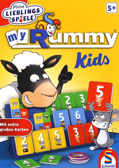 Gra Rummy Kids wersja dla dzieci. Schmidt Gry