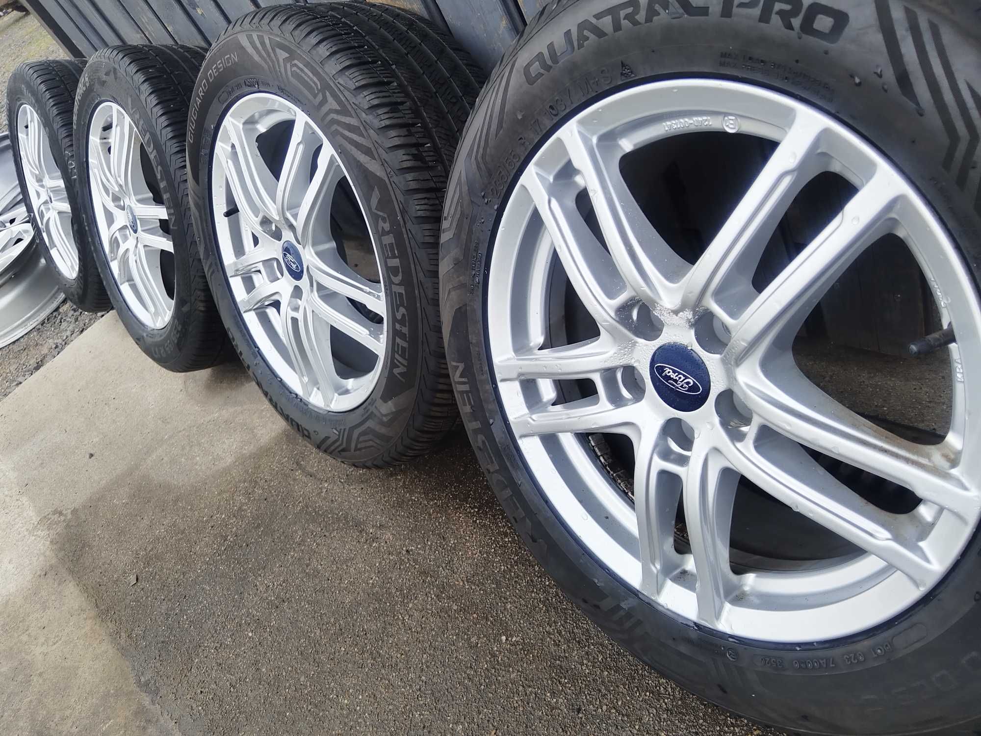 KOŁA WIELOSEZON,ALUFELGI 17'' 5x108 FORD Kuga,S-Max+235/55R17.J.Nowe