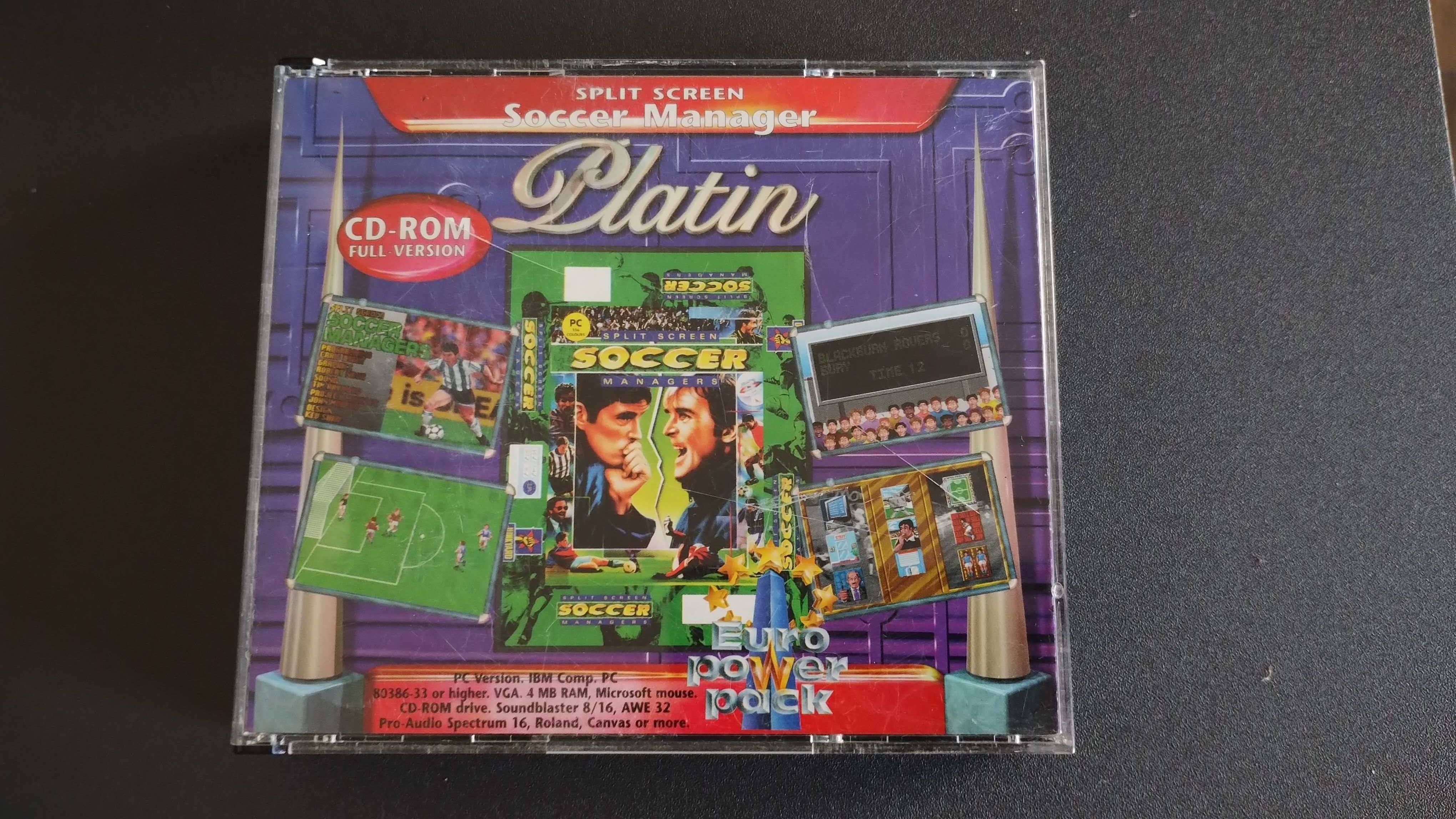 Split Screen Soccer Manager retro z 1993 r. Dyskietka