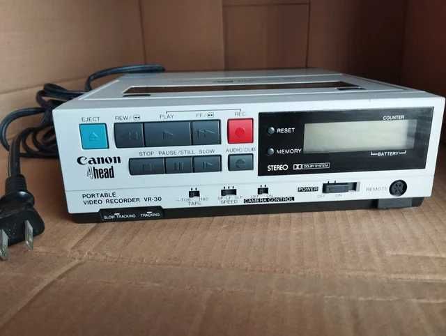 Gravador VHS Portátil Canon VR-30A