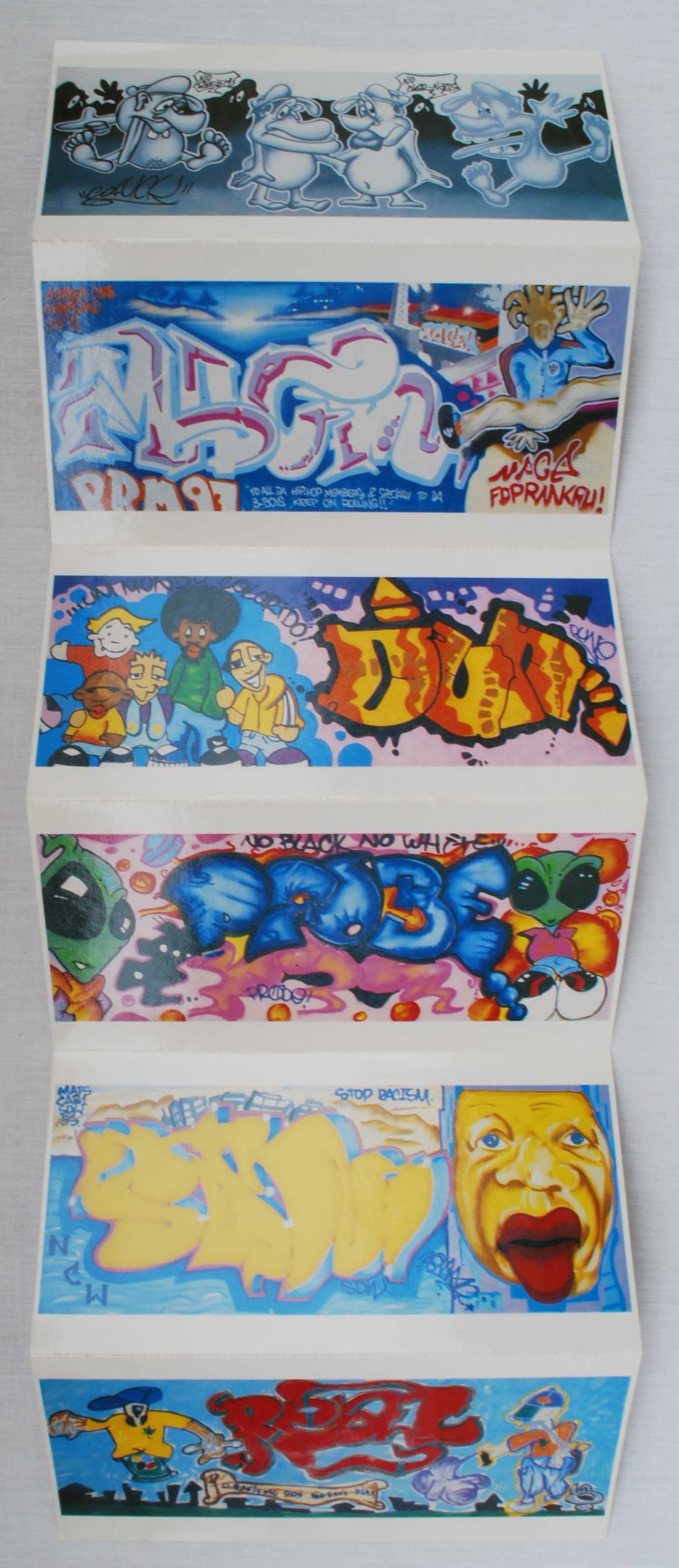 Conjunto de 6 postais do Concurso “Oeiras Grafitis/97”