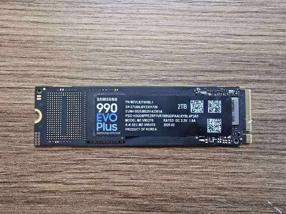 SSD диск Samsung 990 EVO Plus 2TB M.2 NVMe 2280 MZ-V9S2T0