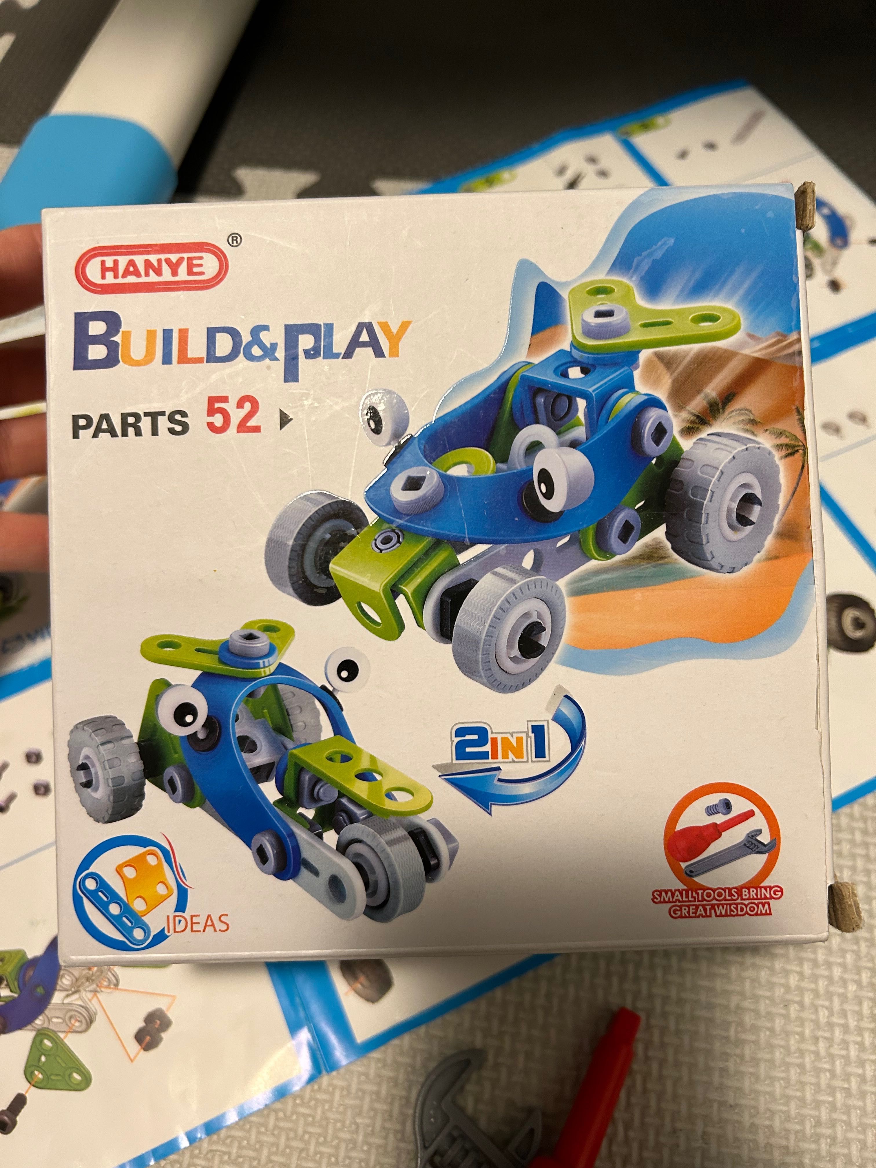 Hanye Build & Play Młody Inżynier Wyścigówka 2w1 52 el. 3+