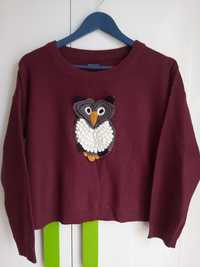 Sweter bordo Sowa