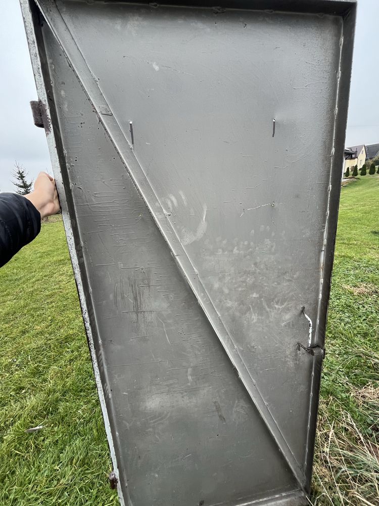 Drzwi metalowe techniczne 90x200/210 (do piwnicy, kotłowni itp.)