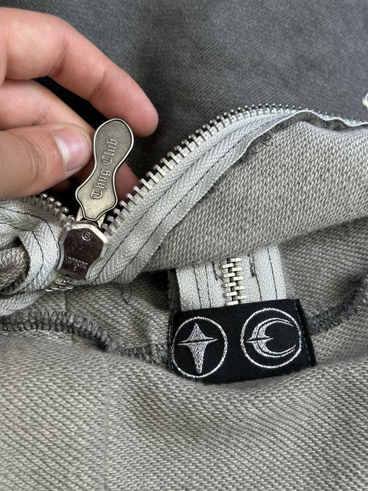 Худі Thug Club zip hoodie худи зип зипка фулл full y2k archive серая