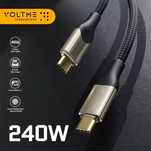 Качественные кабеля VOLTME, 240W USB 4.0, TOOCKI 100W, ESSAGER 240W 5A