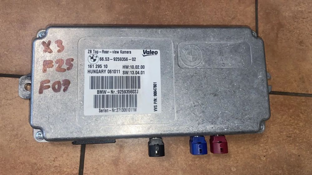 BMW X3 F25 F07 MODUŁ STEROWNIK KAMERY TOP REAR VIEW 9259356