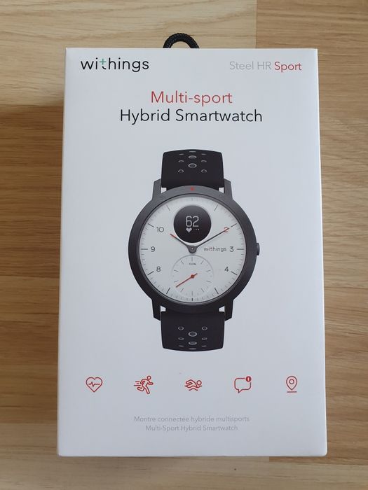Nowy Zegarek, Smartwatch WITHINGS Activite Steel HR Sport