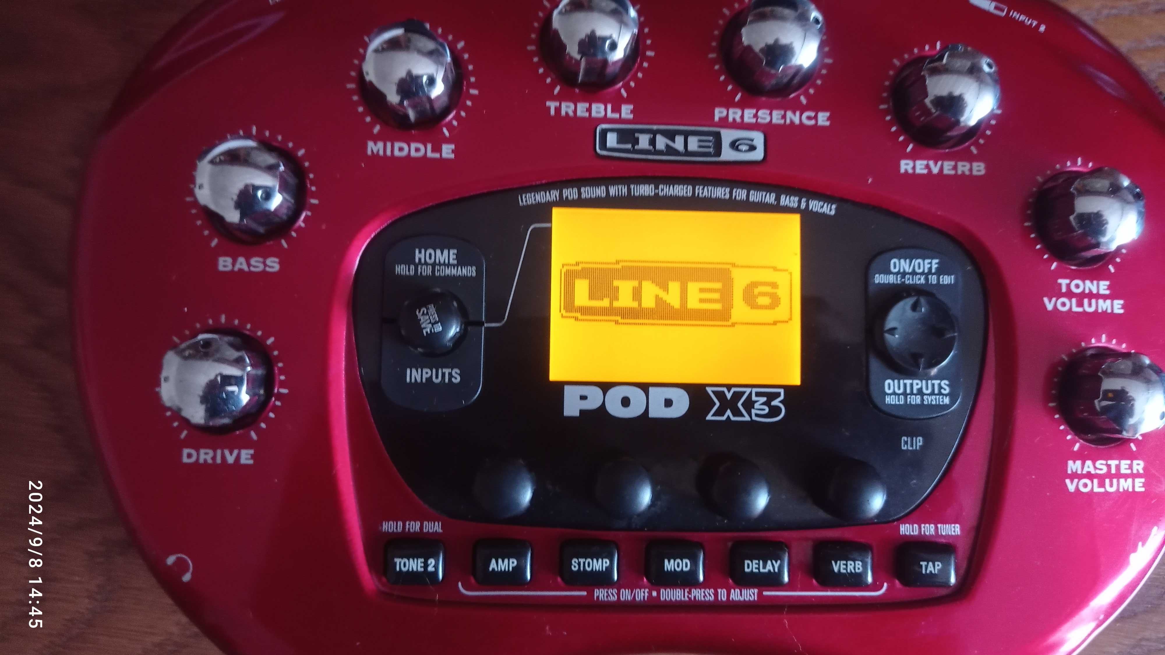 Line6 PodX3 multiefekt procesor gitarowy modeler