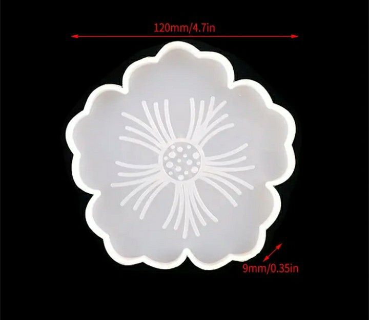 Conjunto de Moldes de Silicone para bijuteria em Resina Epoxy