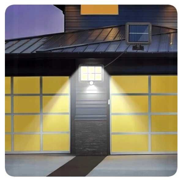 LAMPA LED Solarne Oświetlenie Ogrodowe Bardzo Mocne 120 DIOD LED
