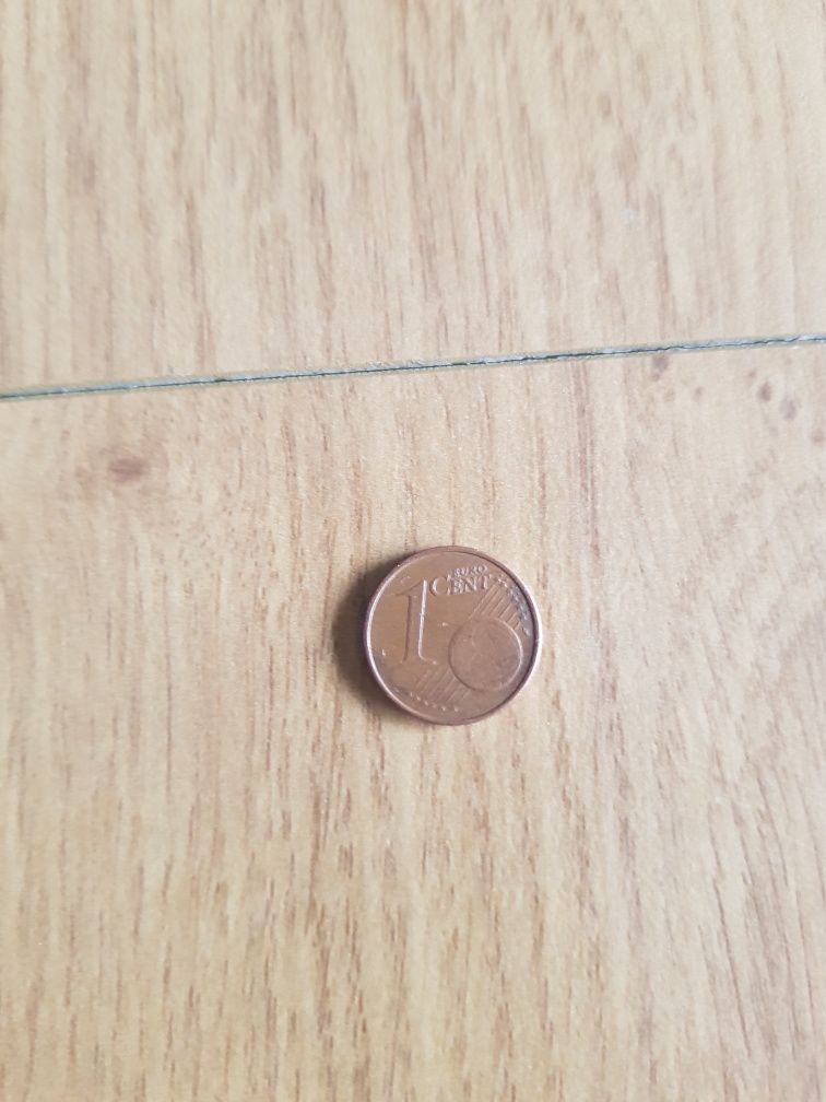 Moeda de coleção Rara  1 Cêntimo Alemanha 2002 D
