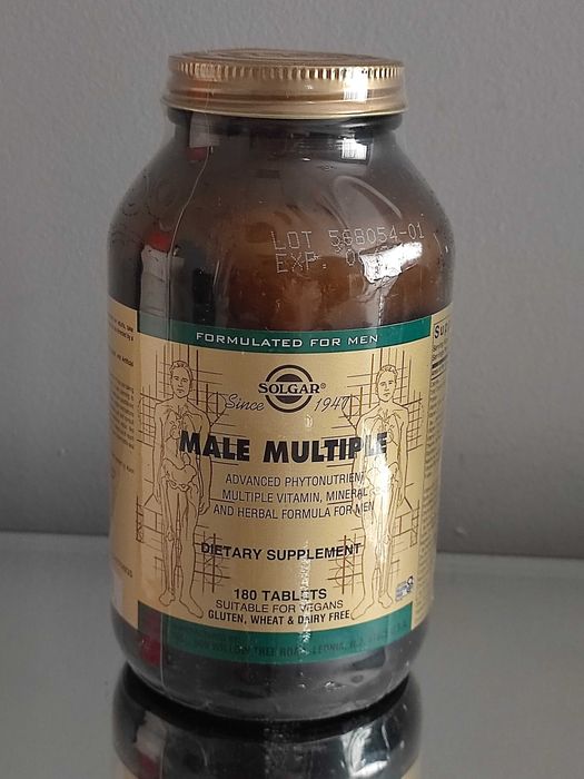 Вітаміни для чоловіків Солгар Solgar Male Multiple 120 180 таблеток
