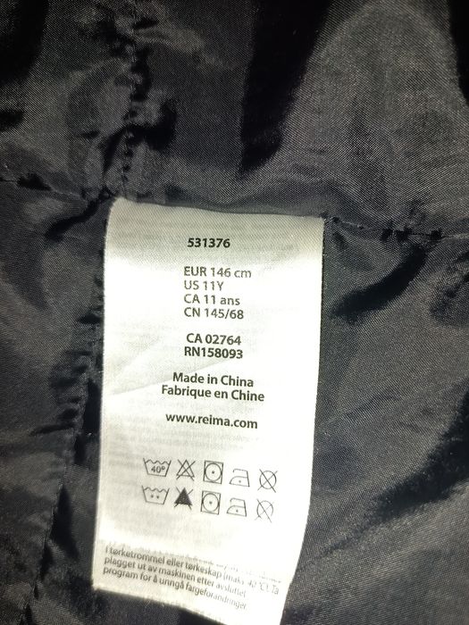 Зимова куртка на дівчинку reima орігінал