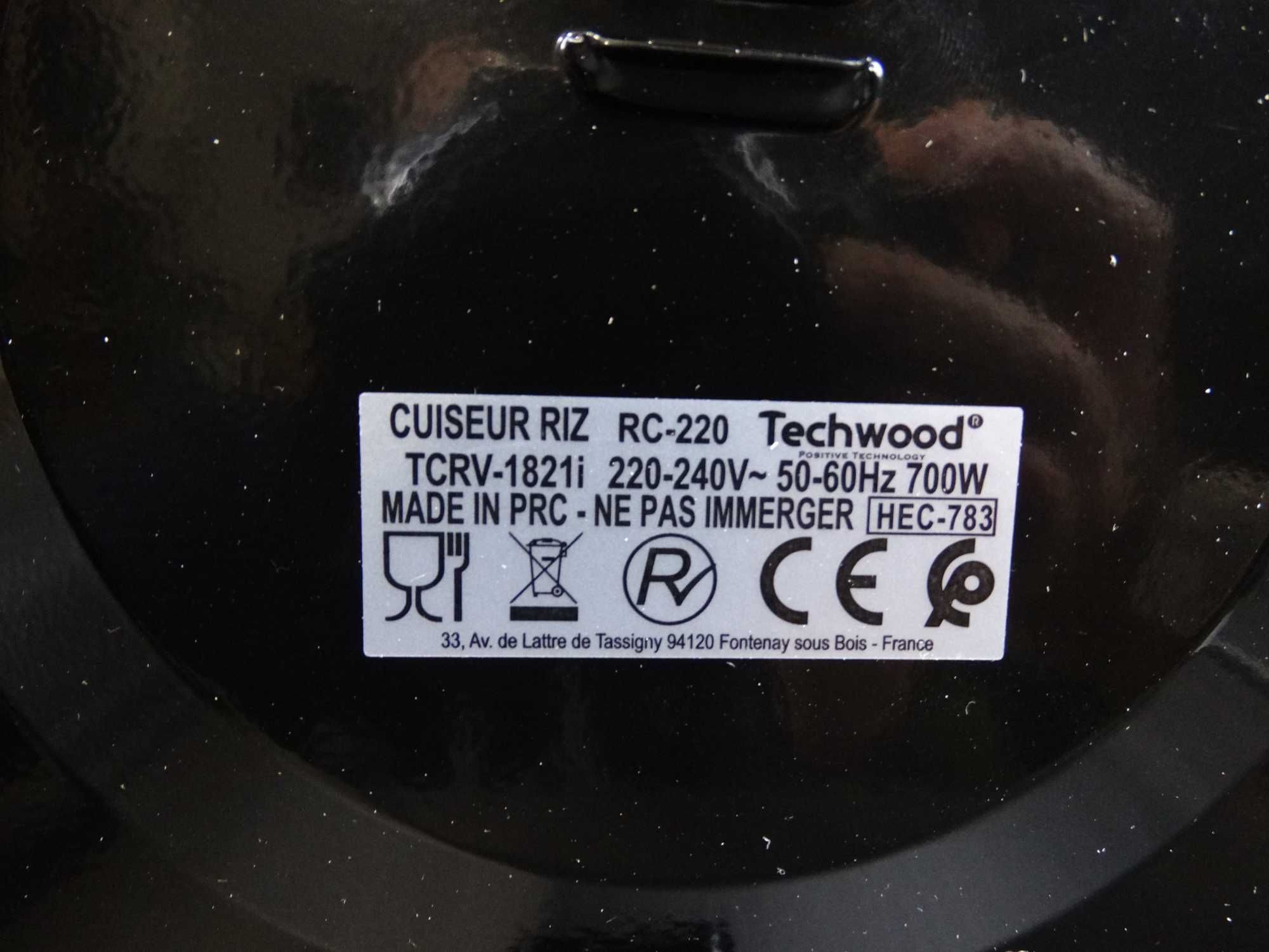 Techwood Garnek ryżowar wielofunkcyjny 1,8 l, 700W