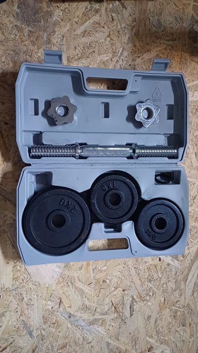 Zestaw hantel + opakowanie