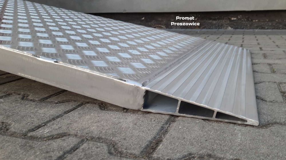 Rampa Aluminiowa 275 x 90cm bardzo mocna - Najazd Podjazd pod Paleciak