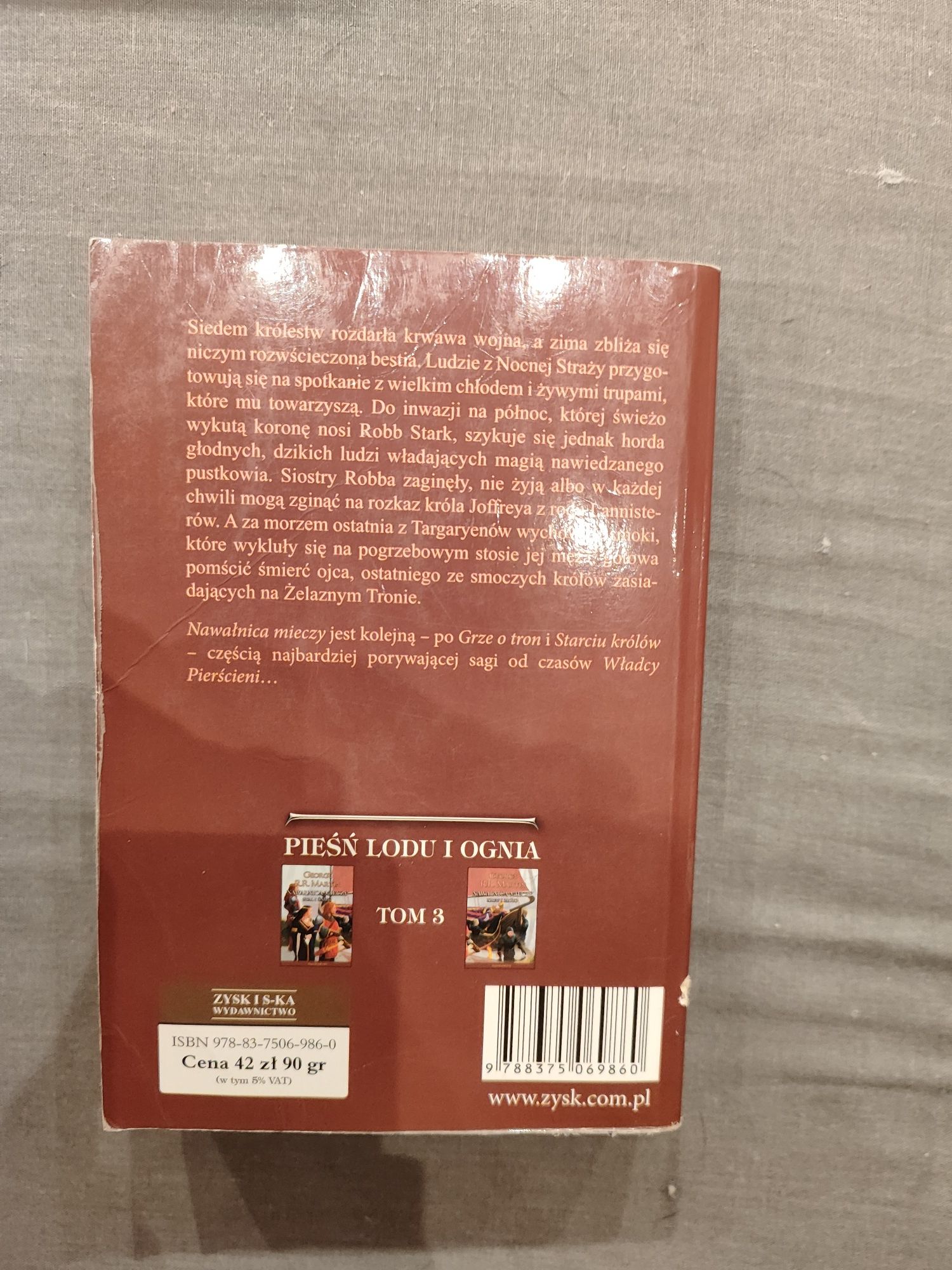 George R.R.Martin Pieśń Lodu i Ognia Nawałnica Mieczy 1 i 2