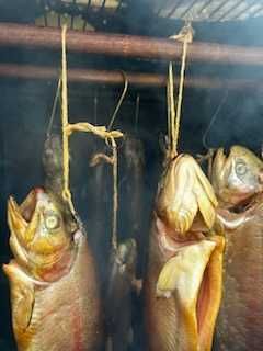 Wędzarnia ogrodowa - stolik, piecyk ,rury-komplet- Nowość