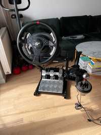 Wheel stand GT Omega + Thrustmaster T500RS + TH8A