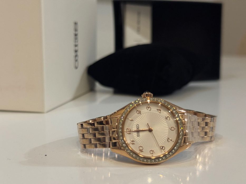 Seiko SUR396 -золото, сапфір, елегантність,30 мм. Оригінал! Розпродаж!