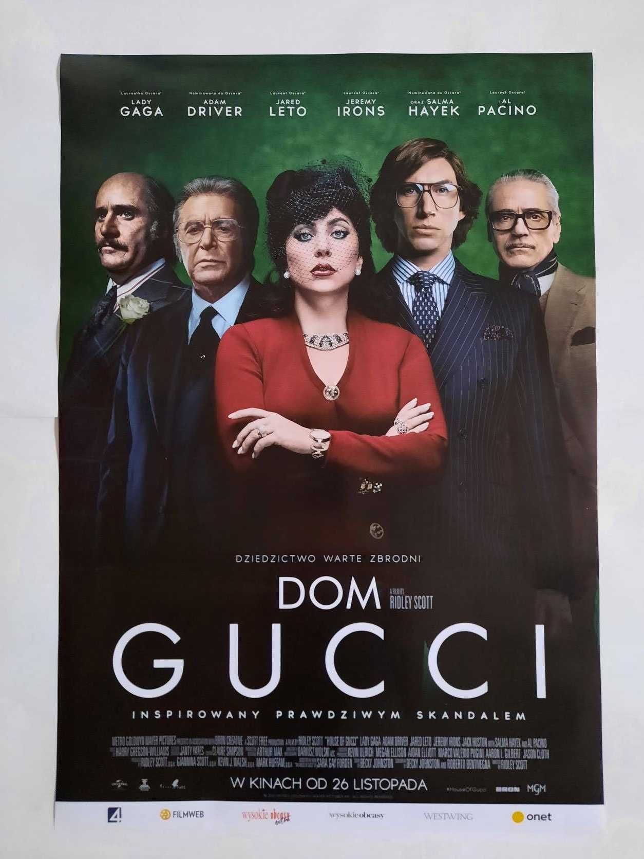 Plakat filmowy oryginalny - Dom Gucci