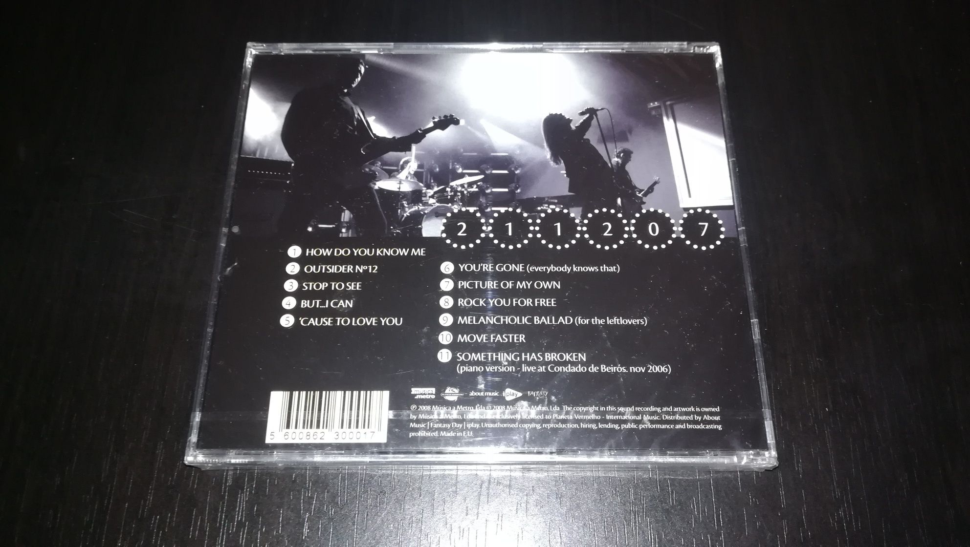 CD NOVO E SELADO "Live Act" de Fingertips